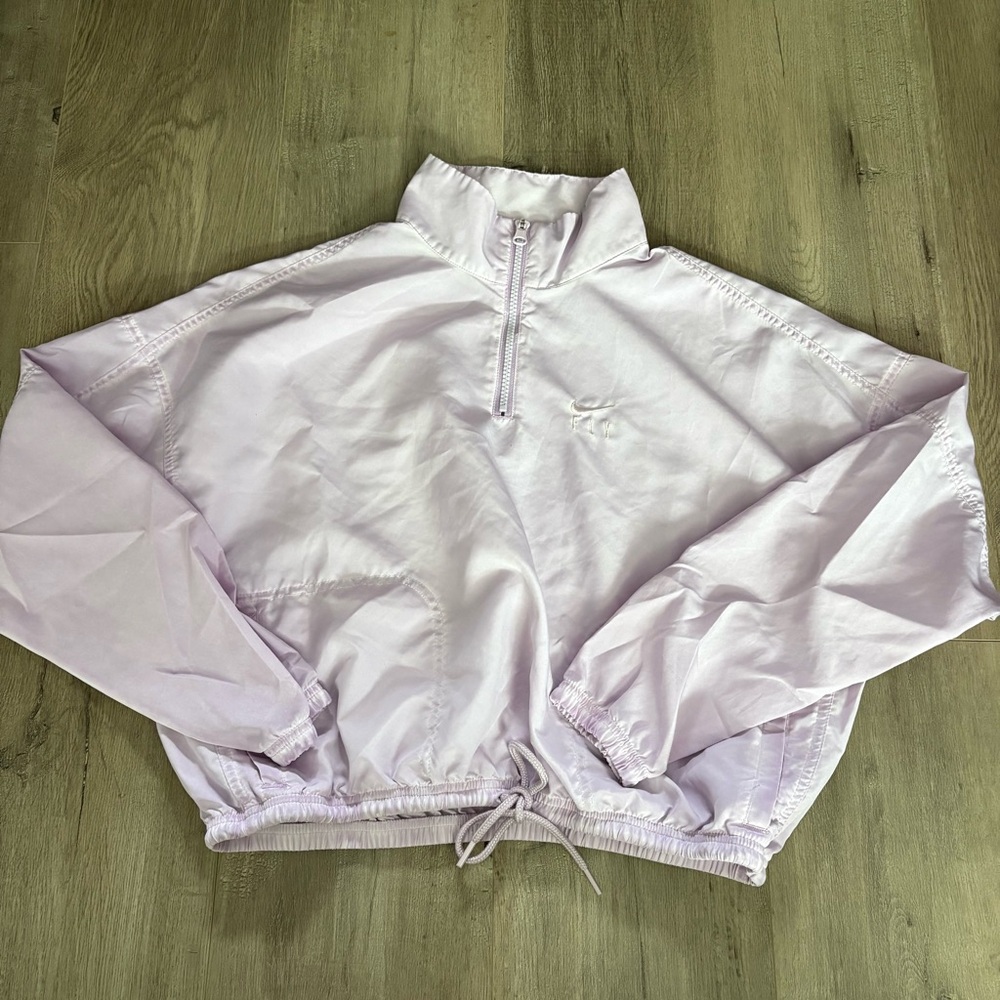 Nike Fly Women's Light Purple half zip Jacket - sample item